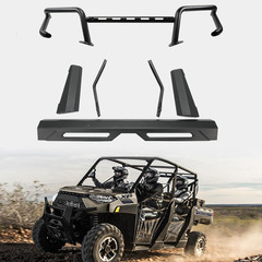 Front & Rear Bumper for Polaris Ranger XP 1000 Accessories 2018-2024, Heavy Duty