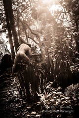 Original Male Nude KELLY WILLIAM WRIGHT Muscle Men JUNGLE WORK #5 – 13×18 Photo