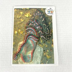 Rattlesnake Snake Reptile 3D Photograph Art Phantom Image Barry Rothstein New