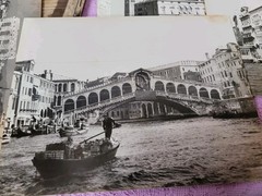 Lot Of 12 Vintage Black And White Photographs Venice Rome Florence Italy 9×7.5