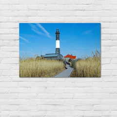Robert Moses Lighthouse Fire Island NY Metal Print | Wall Art Photo New York
