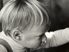 DR KC BROWN AUSTRALIAN LARGE PHOTOGRAPH B&W «YOUNG DAVID» 1980