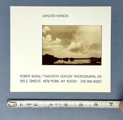 Gaylord Oscar Herron (1942-2022) Art Photo Announcement Card