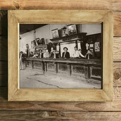 LSA Saloon – Bartenders at Your Service Photo – 11X14 Unframed Print – Great Vin