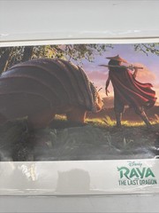 Disney Raya and the Last Dragon Panoramic Art Print Lithograph Promo Poster