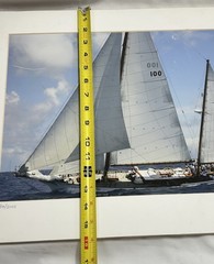 Harry Kramer Signed Ltd Ed Yacht Photo Numbered Sailboat Maritime Print 16×20