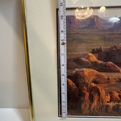 Framed Original Photograph John Gavrilis MONUMENT VALLEY Dawn@ Hunts Mesa Signed
