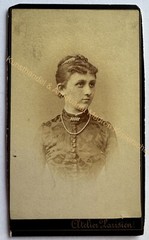 orig. CDV photo photograph old picture woman lady fashion around 1885 Vienna Brunner