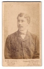 Photograph H. Wittrock, Hamburg, Speersort 5, portrait handsome young man
