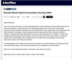 Randy Wright Horizons West Photography Great White Shark 2009