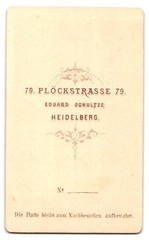 Photography Eduard Schultze, Heidelberg, Plöckstrasse 79, pretty girl smile