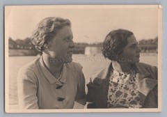Portrait of Two Women 1935 – Vintage Photo 1930s
