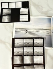 Salt Dreams Jimmy Katz & Dena Katz Book & 3 B/W Contact Sheets “Bar Stool” Image
