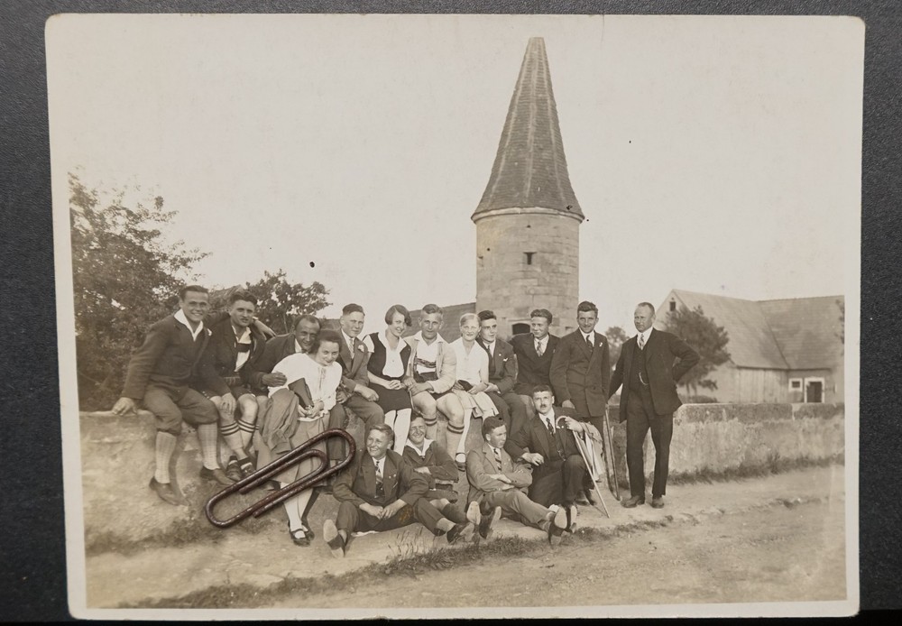 Photo Wolframs Eschenbach view tower portrait sports club Ansbach group picture