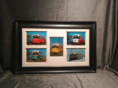 Kenosha Wisconsin Streetcar Electric Rail Car Photography Collage 18x 28″ Signed