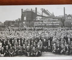 United Mine Workers UNION Photograph JOHN L. LEWIS UMWA Vtg 40s Panoramic View