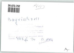 39673752 – 8163 Bayrischzell Mountain Station Photo Original from Archive of a
