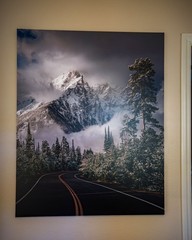 Teton Road — 47×59″ Fine Art Metal Photo Print — Grand Teton National Park