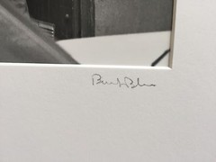 BRUCE BLUM SIGNED B&W Photo Print (16″X 20″)-«Working Barcelona»