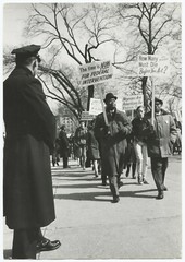 Paul CONKLIN: Civil Rights, Selma Protest DC, 1965 / VINTAGE / STAMPED