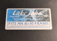 Lake Tahoe Landscape Photography Print 8 x 10 AC Stephen & J. Delso New Unframed