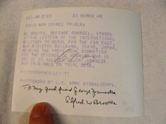 2 Original 1947 George Yamaoka Lawyer War Crimes Photographs