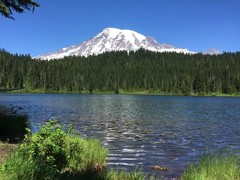 Snowy Mountain River Wallpaper Summer Sample Product
