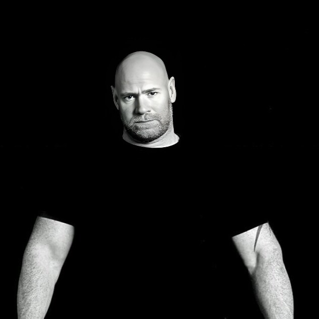 MALE PORTRAIT #0523-320 -NIGHTCLUB BOUNCERS SERIES -free shipping in usa