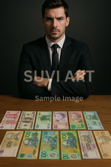Photo Digital Wallpaper of Image Top 10 Currency Background for a print