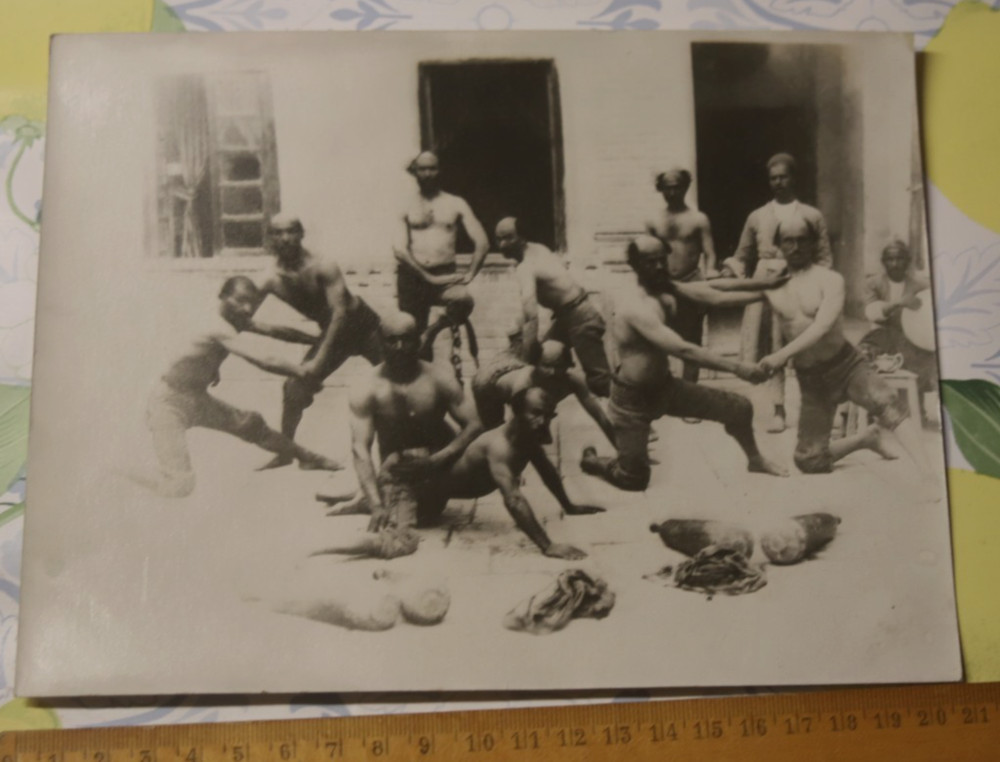Photo China 1895 Fighters Asia Shorn Head Sports Print Circa 1960 AT