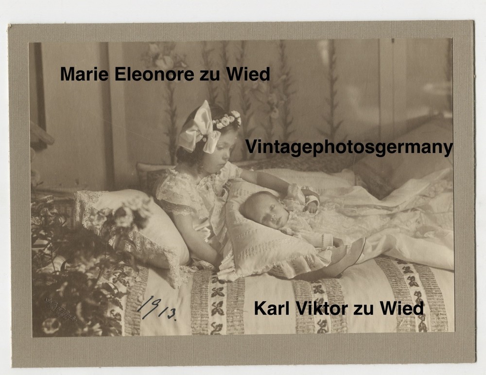 G2130 Photo Nobility 1913 Marie Eleonore & Karl Viktor zu Wied