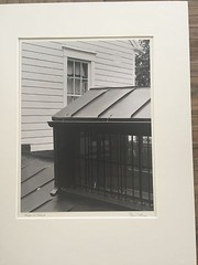BRUCE BLUM SIGNED B&W Photo Print (10 «X 13») «Skylight & Clapboard «