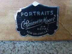 Vintage Original C Bennette Moore Hand Colored Photo Shadows Of Old New Orleans