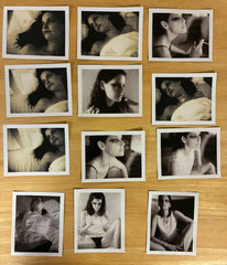 1999 S Vega Model Photo Lot Contact Sheets Polaroids Daniel Kim MIKCO Fashion