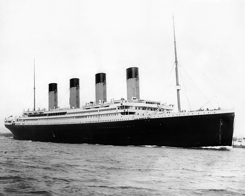 Ocean Liner RMS TITANIC after Completion, Restored Satin Finish Photo – 5 Sizes!