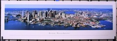 Boston Massachusetts Aerial Skyline – Unframed, Blakeway Panorama Print
