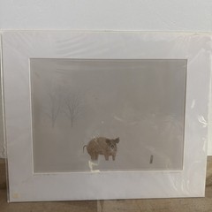 Vintage Bill Coleman Signed Numbered Matted Cold Pork Pig Photograph AMISH