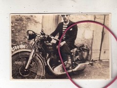 PHOTO PHOTO CAR AUTOMOBILES OLD MOTORCYCLE