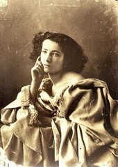 Actress Sarah Bernhardt c.1864 By Nadar (1820-1910) Art Print Card Metropolitan