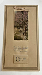 1923 Wallace Nutting Exterior Hand Colored Photo Calendar w/Poem