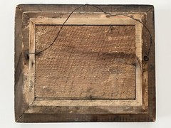 Primitive Photogragh of Man Woman Horse Dog Equestrian Amazing Frame 1800’s Home