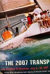 Hawaiian Marine poster Transpac 2007 large L.A. to Honolulu Yacht Race 24”x36″