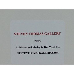Signed & Numbered Black and White Photography Man & Dog Key West FL