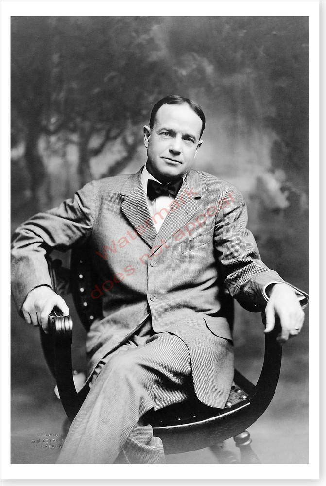 Evangelist Religious Baseball Player Billy Sunday Silver Halide Photo