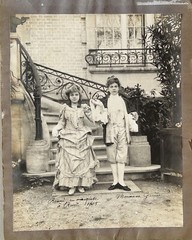 France Kids Bicycle Costume Rueil 1905 Photography Vintage Analogue