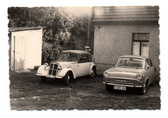 Photo Ifa Fo and Skoda 1000 MB Vintage Cars Photography Vehicle Automobile