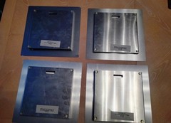 Lot of 4 Fine Art Photography On Metal – Signed RETAILS $175 EA – Vineyard Theme