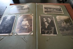 Great old photo postcard album – 200 photos and cards from around 1910