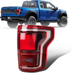 LED Tail Lights Assembly Fit for 2017 2018 2019 Ford F150 | LED Black Raptor wit