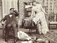 Scene Genre Comic The Life Married 1897 Photo Stereo Vintage